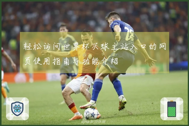 轻松访问世界杯买球主站入口的网页使用指南与功能介绍
