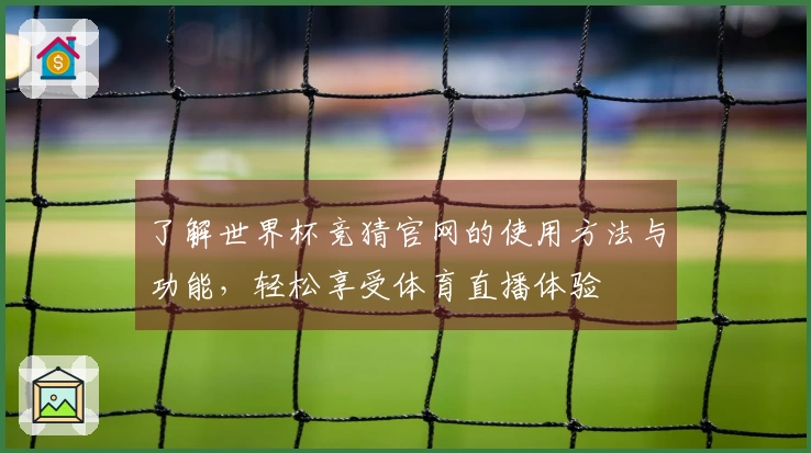 了解世界杯竞猜官网的使用方法与功能，轻松享受体育直播体验